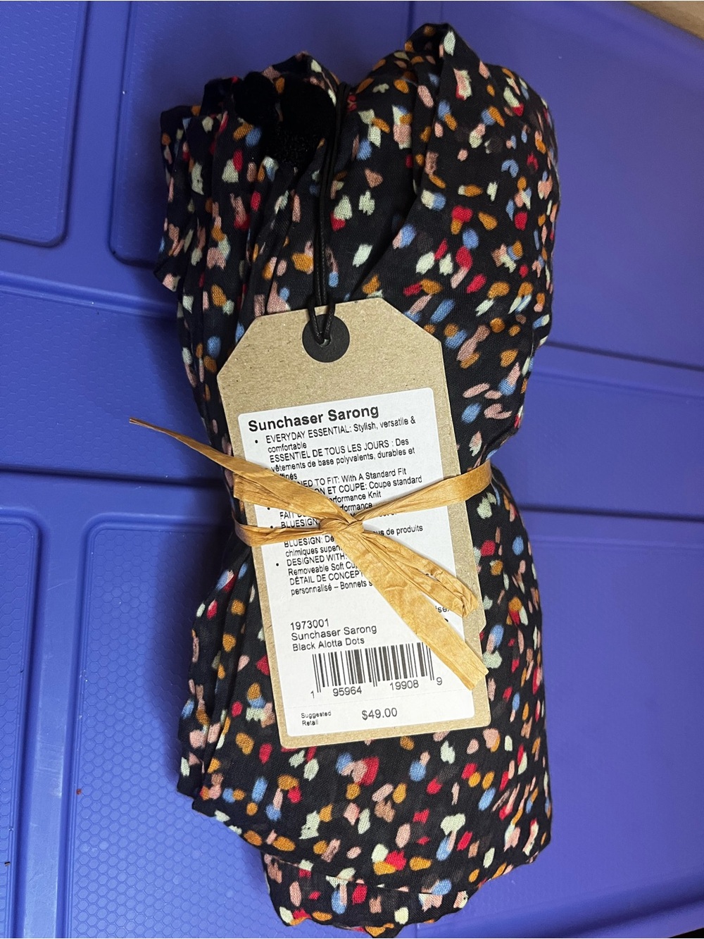 Sunchaser Sarong NWT one side